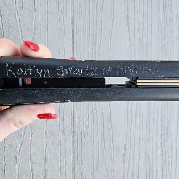 ANDIS 67095 1" ceramic clamp professional hair straightening flat iron pre owned - Picture 6 of 16